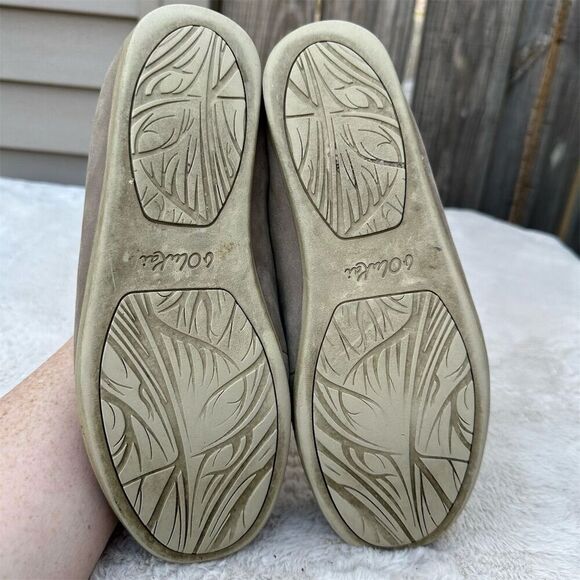OluKai Women's Nohea Nubuck Slip-On Loafers Brown Size 8 Casual Flats - Picture 6 of 7